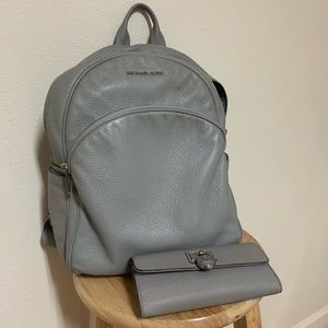Authentic MK backpack/purse and wallet